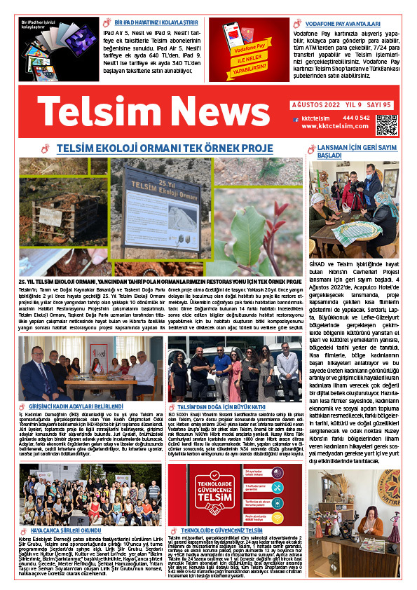 Telsim News Ağustos 2022