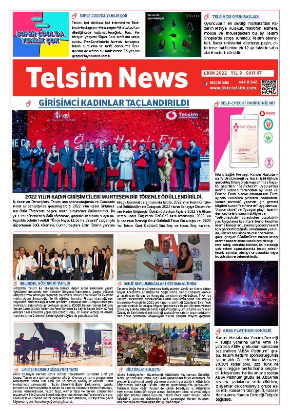 Telsim News Ekim 2022