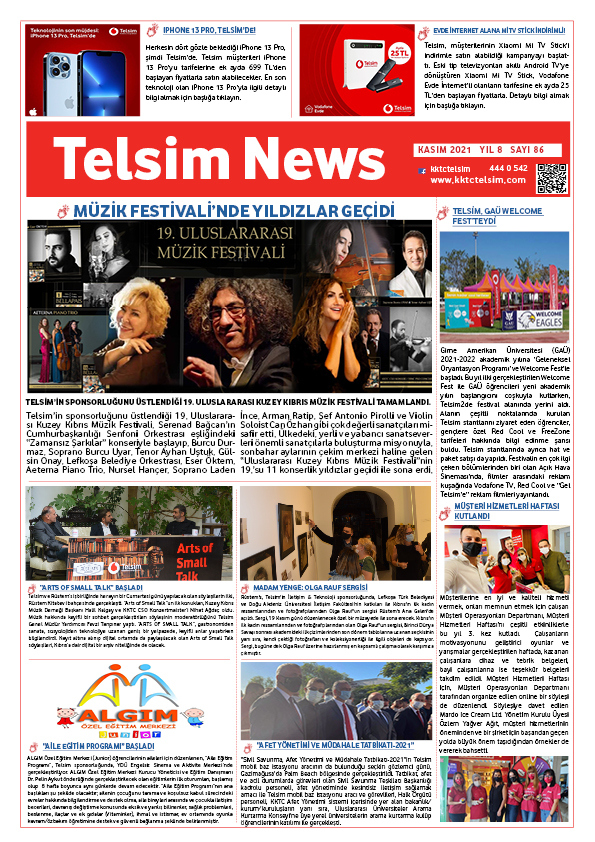 Telsim News Kasım 2021