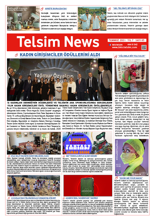 Telsim News Ağustos 2021