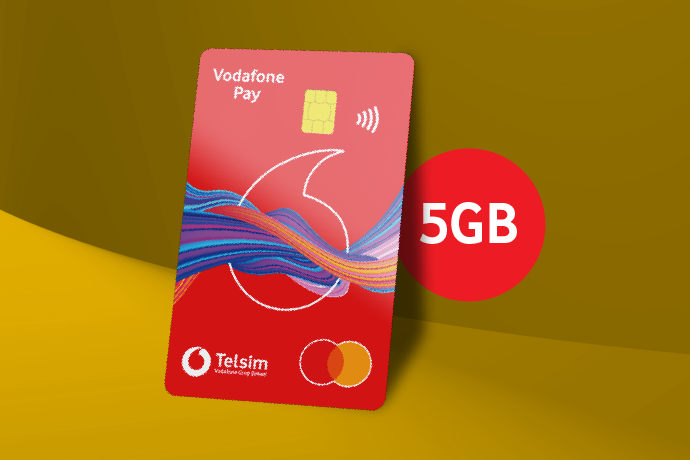 Your Vodafone Pay card makes you win free 5 GB